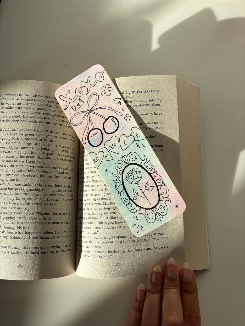 Romance bookmark
