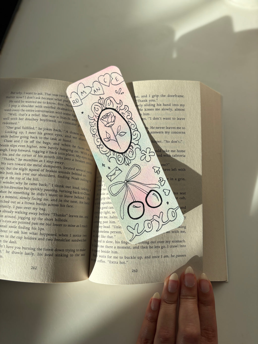 Romance bookmark