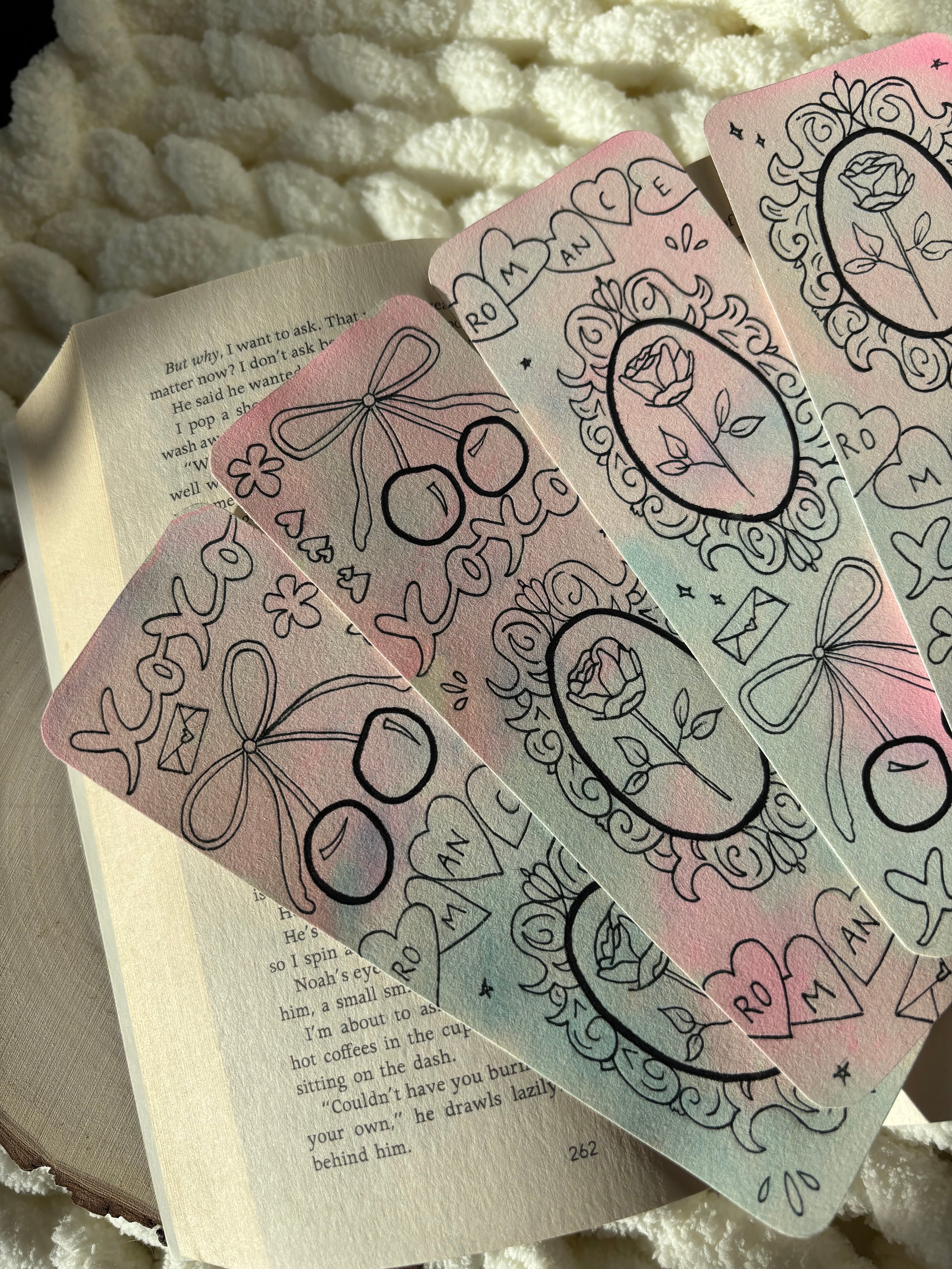 Romance bookmark