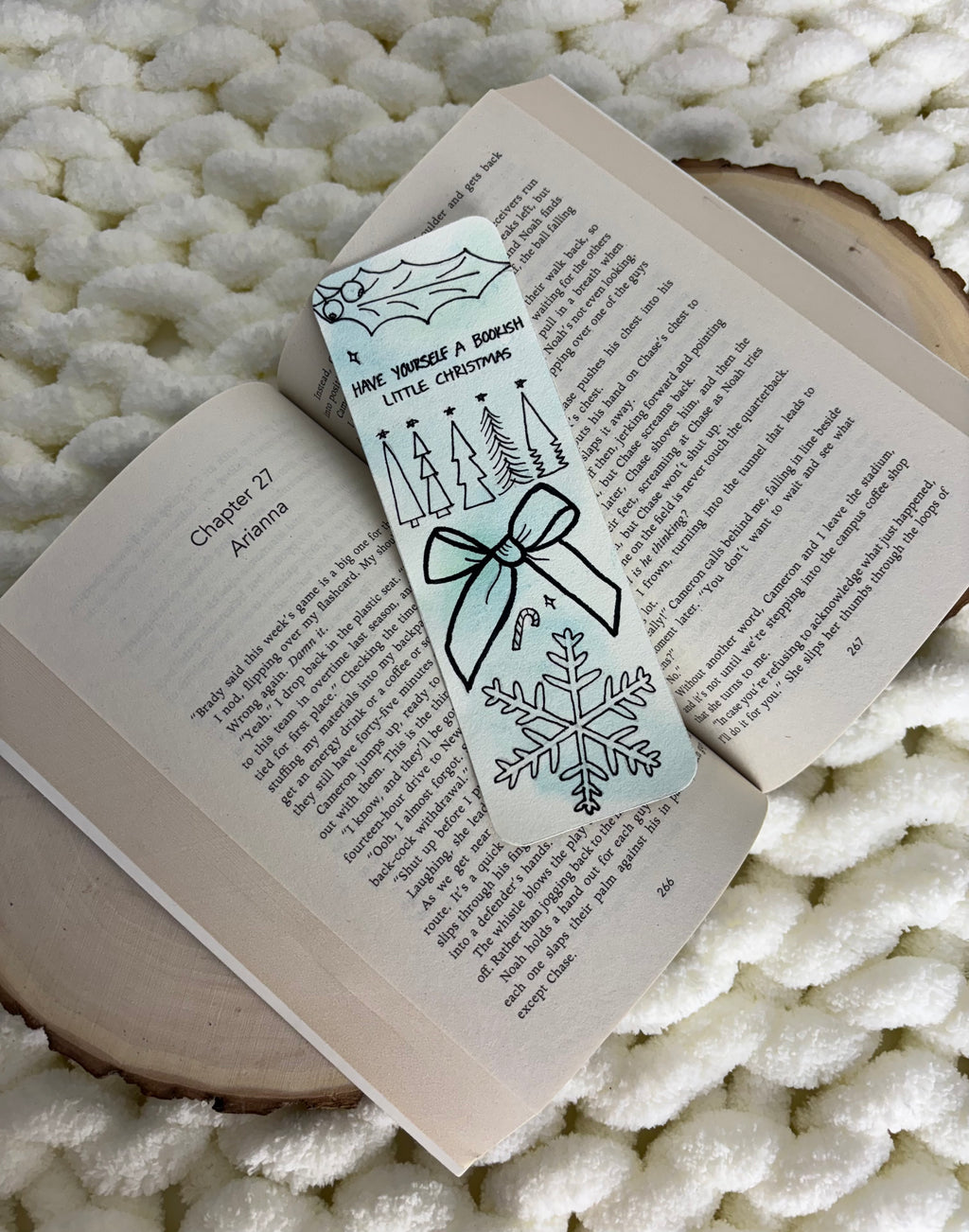 Christmas bookmark